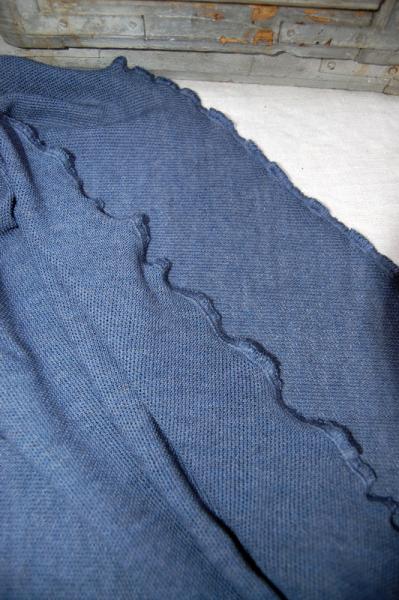 Invero Dreiecktuch Gina jeans, Farben , Struktur, Muster