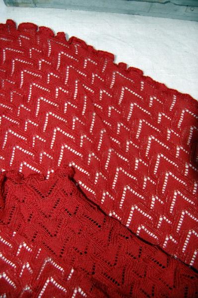 Invero Dreiecktuch Susi rost, Farben , Struktur, Muster